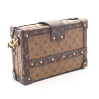 【二手】LOUIS VUITTON 单肩包/斜挎包 Petite Malle Monogram Reverse M45960 PVC涂层帆布 Petite Malle 女士