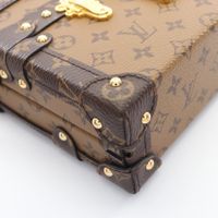 【二手】LOUIS VUITTON 单肩包/斜挎包 Petite Malle Monogram Reverse M45960 PVC涂层帆布 Petite Malle 女士