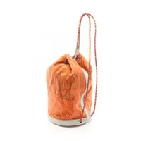 【二手】Hermes 爱马仕 Soie-Cool 22 BRIDES de GALA 单肩包/斜挎包 橙色系 真丝 女士 Used A