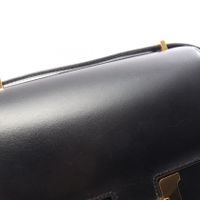 [Used] Hermes Constance 3 Mini Shoulder Bag, Black Calfskin (Cowhide), Women's, Used A