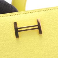 [Used] Hermes HERMES Bi-fold Long Wallet Bearn Soufflet Lime Lime Other Bearn Soufflet Lime Ladies Used A