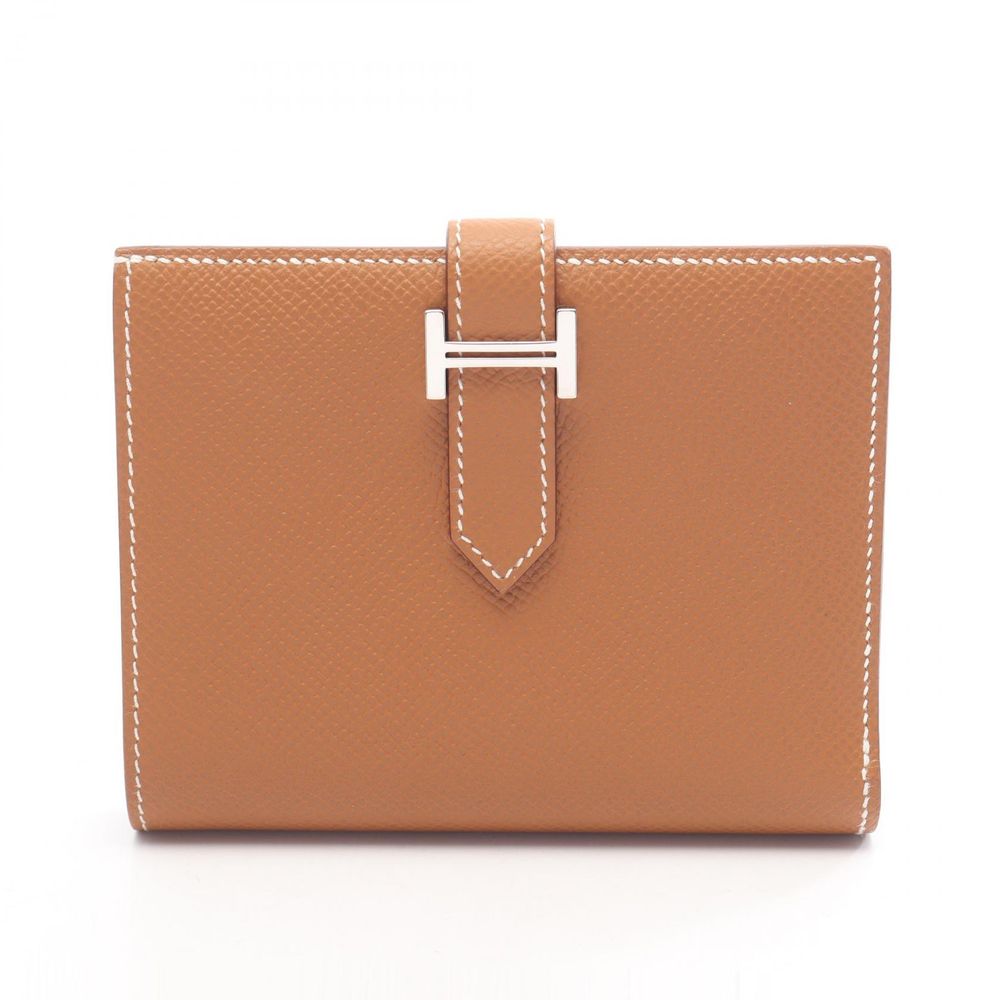 【二手】Hermes 爱马仕 Bearn Compact 短款钱包/迷你钱包 金色 039790CK 金色 其他 Bearn Compact 金色 女士 Used A