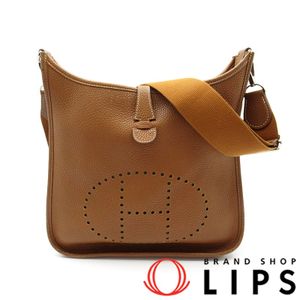 Hermes 에르메스 에블린 3 PM H056277CK37 트리옹 클레망스 여성 숄더백 골드【중고】