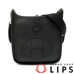 Hermes 에르메스 에블린 TPM 아마존 069426CC 트리용 클레망스 여성용 숄더백 블랙 [중고]