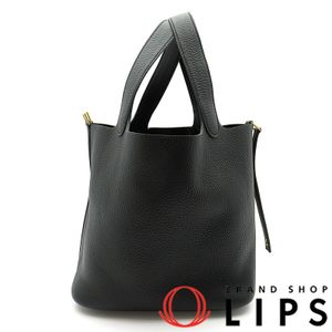Hermes 에르메스 피코탄 락 MM 060991CK 토리옹 클레망스 여성용 손가방
 느와르【중고】