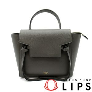 Celine Belt Bag Nano 兩用手提包 189003ZVA.10DC 小牛皮小姐單肩包

灰色 [二手]
