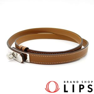 Hermes 에르메스 켈리 18 벨트 H069853CK37 보 에프송 여성용 골드 [중고]