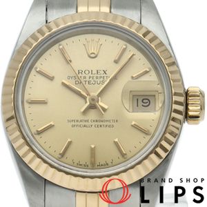 勞力士 Datejust 女士腕錶 69173(N) K18YG/SS，顏色，已翻新拋光，1991 年，成色極佳 [二手]
