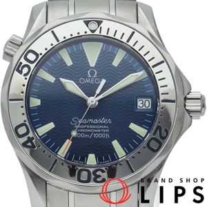OMEGA 씨마스터 300M 오토매틱 36mm Seamaster 300M 2253.80 SS 남성용 시계 블루 폴리싱 완료 미품 【중고】