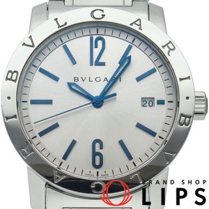 寶格麗 (Bvlgari) Solotempo 系列腕錶 39 毫米自動機械錶 BB39S/BB39C6SSD 帶盒保固卡 不鏽鋼男士腕錶 銀色拋光 成色極佳 [二手]