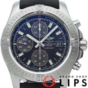 ブライトリング コルト クロノグラフ ジャパン リミテッドエディション Colt Chronograph A13388/A133882A/BF72 SS/ラバー メンズ時計 ブラック 仕上げ済 美品 【中古】