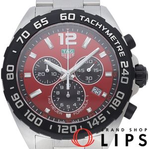 タグ・ホイヤー フォーミュラ1 クロノグラフ Formula 1 Chronograph CAZ101AN.BA0842 箱 保証書 SS メンズ時計 レッド/ブラック 仕上げ済 美品 【中古】