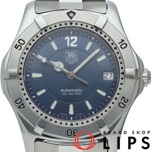 タグ・ホイヤー 2000シリーズ オートマチック ウォッチ 2000 Series Automatic WK2117-1 SS/ラバー メンズ時計 ネイビー 仕上げ済 美品 【中古】