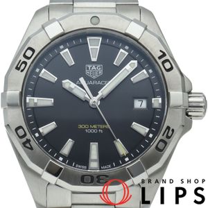 タグ・ホイヤー アクアレーサー メンズ時計 Aquaracer Mens WBD1110.BA0928 箱 保証書 SS メンズ時計 ブラック 仕上げ済 美品 【中古】