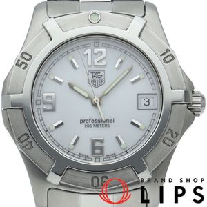 タグ・ホイヤー 2000 エクスクルーシブ ウォッチ TAG Heuer 2000 Exclusive WN1111.BA0311 保証書 SS メンズ時計 ホワイト 仕上げ済 美品 【中古】