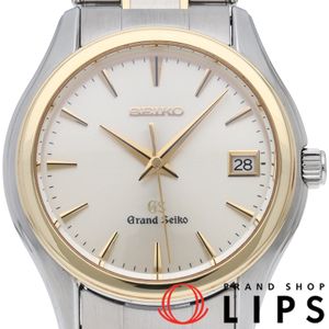 セイコー グランドセイコー メンズ時計 クォーツ Grand Seiko Mens Quartz SBGX002/9F62-0A20 K18YG/SS メンズ時計 シルバー 仕上げ済 美品 【中古】
