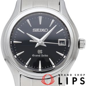 セイコー グランドセイコー レディース時計 クォーツ Grand Seiko Mens STGF041/4J52-0A10 SS レディース時計 ブラック 仕上げ済 美品 【中古】