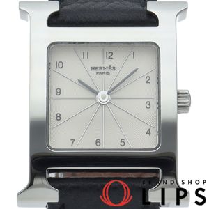 エルメス Hウォッチ レディース時計 H Watch HH1.210 SS レディース時計 シルバー 仕上げ済 美品 【中古】