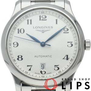 ロンジン マスターコレクション ウォッチ 38mm Master Collection Automatic L2.628.4/
L2.628.4.78.6 箱 保証書 SS メンズ時計 シルバー 仕上げ済 美品 【中古】