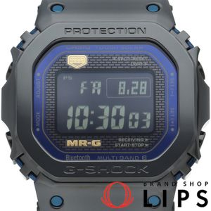 นาฬิกาข้อมือผู้ชาย คาสิโอ G-SHOCK รุ่น Aozumi (Blue Ink) MRG-B5000BA-1JR ไทเทเนียม สีดำ สภาพดีเยี่ยม พร้อมกล่องและใบรับประกัน 【มือสอง】