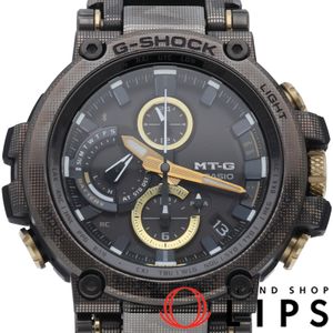 カシオ G-SHOCK MT-G Bluetooth CAMOUFLAGE メタルベゼル G-SHOCK MTG-B1000DCM-1AJR 箱 保証書 SS/メタル メンズ時計 ブラック 美品 【中古】