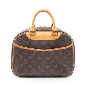 【二手】LOUIS VUITTONTrouville Monogram 手提包 M42228 PVC 塗層帆布皮革 Trouville 女士二手 B