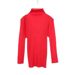 [중고] PLEATS PLEASE ISSEY MIYAKE 플리츠 하이넥 티셔츠/커트소 여성용 Used A