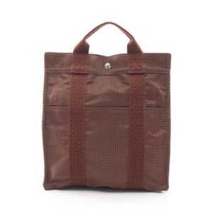 [중고] Hermes 에르메스 뤼삭 백팩 에르라인 아드 MM 브라운 캔버스 유니섹스 Used A
