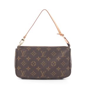 [중고] LOUIS VUITTON 손가방 포쉐트 액세서리 모노그램 M51980 PVC 코팅 캔버스 레더 포쉐트 액세서리