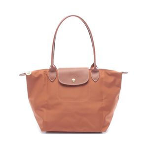 【二手】Longchamp Le Pliage Original M 手提包 L2605089504 帆布皮革 Le Pliage Original M 女士單肩包