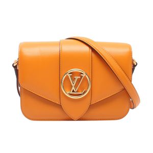 【二手】路易威登LOUIS VUITTON單肩包 LV PONT 9 LV Pont Neuf 夏季金色 M55946 夏季金色皮革 LV Pont Neuf 女士二手 A
