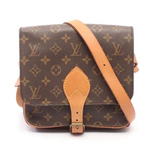 【二手】路易威登LOUIS VUITTON Cartouchiere MM Monogram M51253 女士單肩背包 PVC塗層帆布皮革 Cartouchiere MM 二手 B