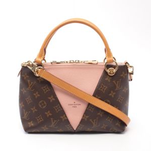 [Used] Louis Vuitton LOUIS VUITTON Tote Bag V Tote BB Monogram Rose Poudre 2WAY M43967 Rose Poudre PVC Coated Canvas Leather V Tote BB
