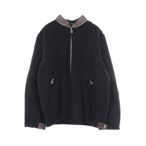 [중고] Hermes 에르메스 블루존 셀리에 버튼 캐시미어 가죽 재킷 남성용 Used A