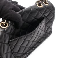 [Used] Chanel CHANEL Shoulder Bag Matelassé A93937 Black Lambskin (Sheepskin) Matelassé Double Chain Shoulder Women's Used A