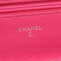 【สินค้ามือสอง】 ชาแนล CHANEL กระเป๋าสะพายไหล่ Matelasse A33814 สีชมพู หนังคาเวียร์ (Grained Calfskin) กระเป๋าสตางค์แบบมีสายโซ่ สำหรับผู้หญิง สภาพ A