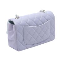 【Used】 ชาแนล CHANEL กระเป๋าสะพายไหล่ Mini Matelasse 20 A69900 สีม่วงอ่อน/สีฟ้าอ่อน หนัง Mini Matelasse Chain Shoulder สำหรับผู้หญิง Used A