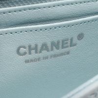 【Used】 ชาแนล CHANEL กระเป๋าสะพายไหล่ Mini Matelasse 20 A69900 สีม่วงอ่อน/สีฟ้าอ่อน หนัง Mini Matelasse Chain Shoulder สำหรับผู้หญิง Used A