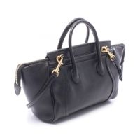 [Used] Celine CELINE Handbag Little Luggage Small 2WAY L108J3056.38NO Black Leather Little Luggage Small Women's Used A