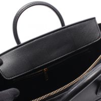 [Used] Celine CELINE Handbag Little Luggage Small 2WAY L108J3056.38NO Black Leather Little Luggage Small Women's Used A