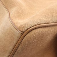 [Used] Gucci Paparazzo Medium top Handle Bag 2WAY 875018 Beige/Green/ RED Suede Leather Paparazzo Medium top Handle Bag