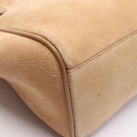 [Used] Gucci Paparazzo Medium top Handle Bag 2WAY 875018 Beige/Green/ RED Suede Leather Paparazzo Medium top Handle Bag
