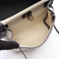 [Used] Hermes HERMES Shoulder Bag Herbag Zip Mini Ecru Ardoise Ecru/Ardoise Other Herbag Zip Mini Ecru/Ardoise