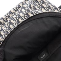 [สินค้ามือสอง] ดิออร์ Dior กระเป๋าเป้สะพายหลัง Oblique Jacquard 1VOBA088YKY สีน้ำเงิน ผ้าแคนวาส หนัง RIDER Backpack ยูนิเซ็กส์