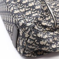 [สินค้ามือสอง] ดิออร์ Dior กระเป๋าเป้สะพายหลัง Oblique Jacquard 1VOBA088YKY สีน้ำเงิน ผ้าแคนวาส หนัง RIDER Backpack ยูนิเซ็กส์