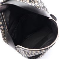 [สินค้ามือสอง] ดิออร์ Dior กระเป๋าเป้สะพายหลัง Oblique Jacquard 1VOBA088YKY สีน้ำเงิน ผ้าแคนวาส หนัง RIDER Backpack ยูนิเซ็กส์