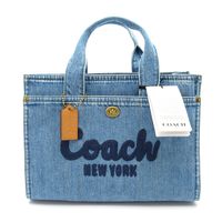 Coach Cargo Tote Bag, Denim, CR657, Women's Denim Tote Bag

Blue [Used]