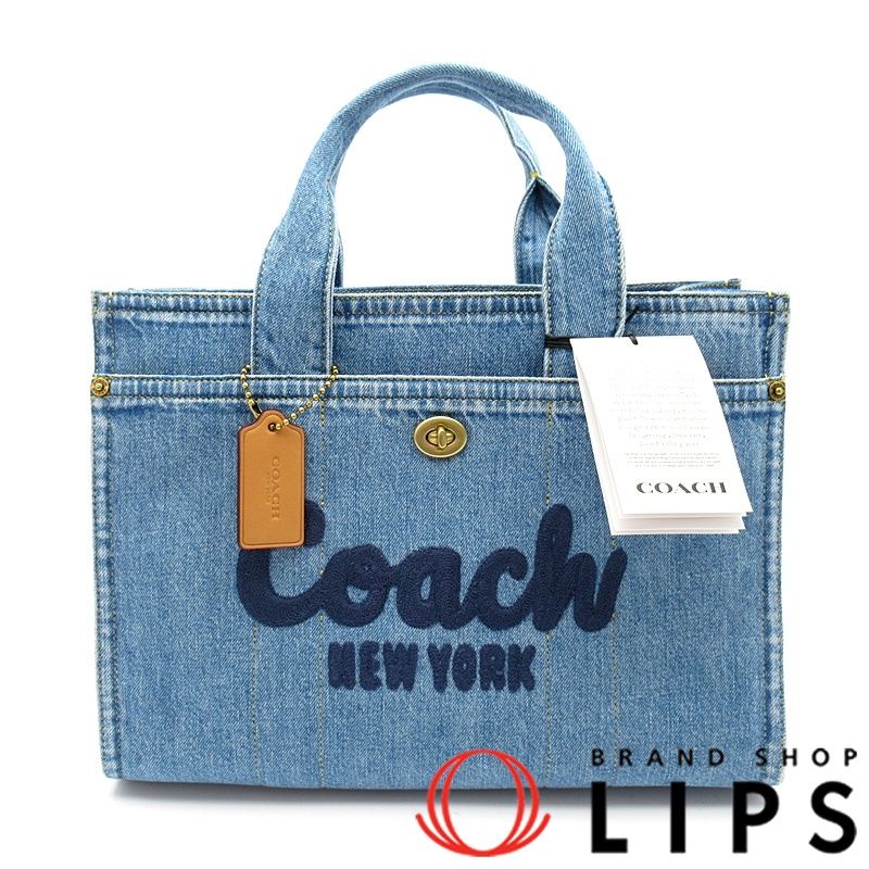 Coach Cargo Tote Bag, Denim, CR657, Women's Denim Tote Bag

Blue [Used]