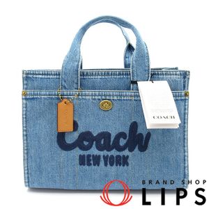 Coach Cargo Tote Bag, Denim, CR657, Women's Denim Tote Bag

Blue [Used]