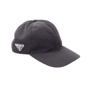 [Used] Prada PRADA Cap Re Nylon 2HC274_2DMI_F0002 Black Nylon Re-Nylon Baseball Cap Men's Used A